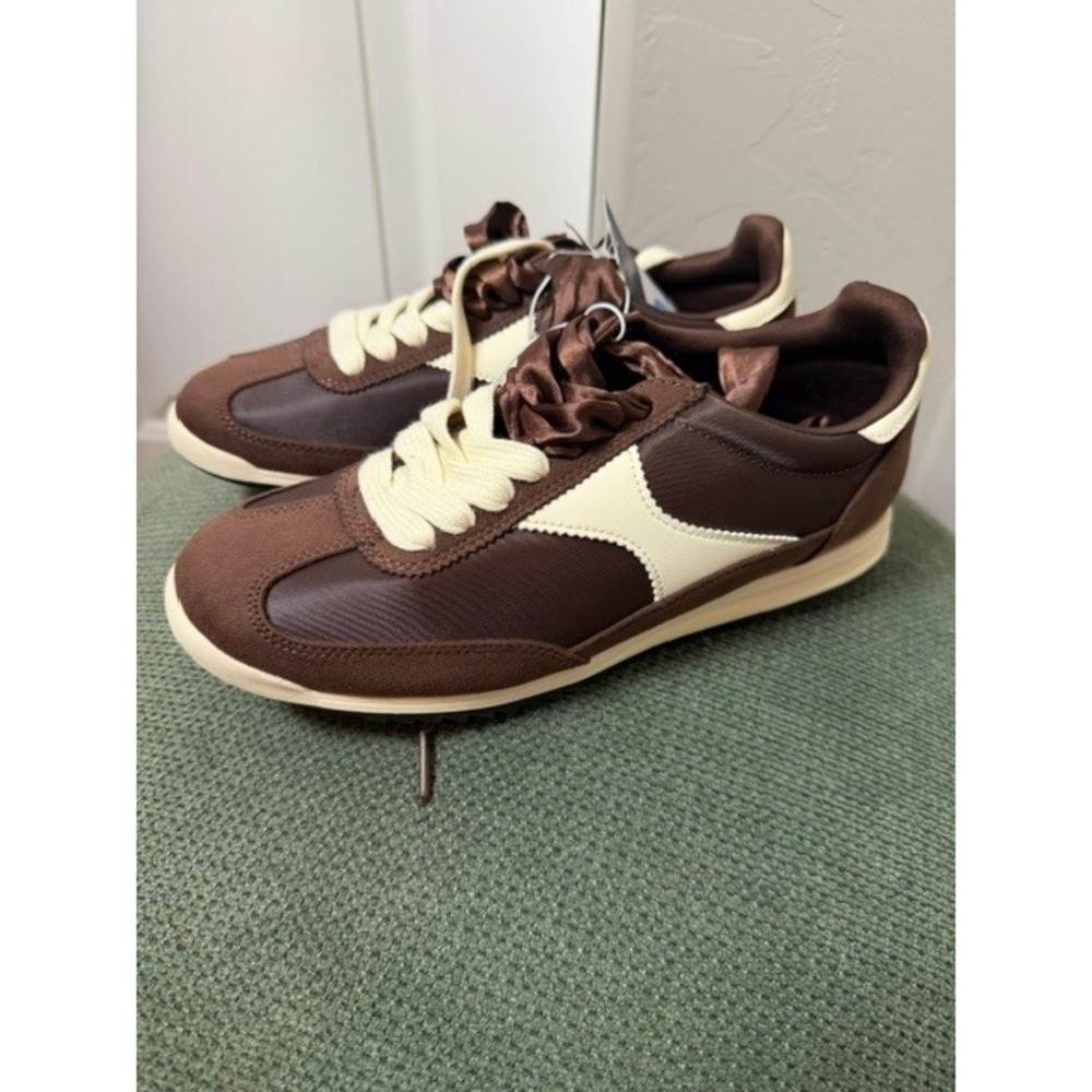 NEW Universal Thread Skyler Brown/Cream Women's sneakers Size 7.5 - Picture 2 of 8